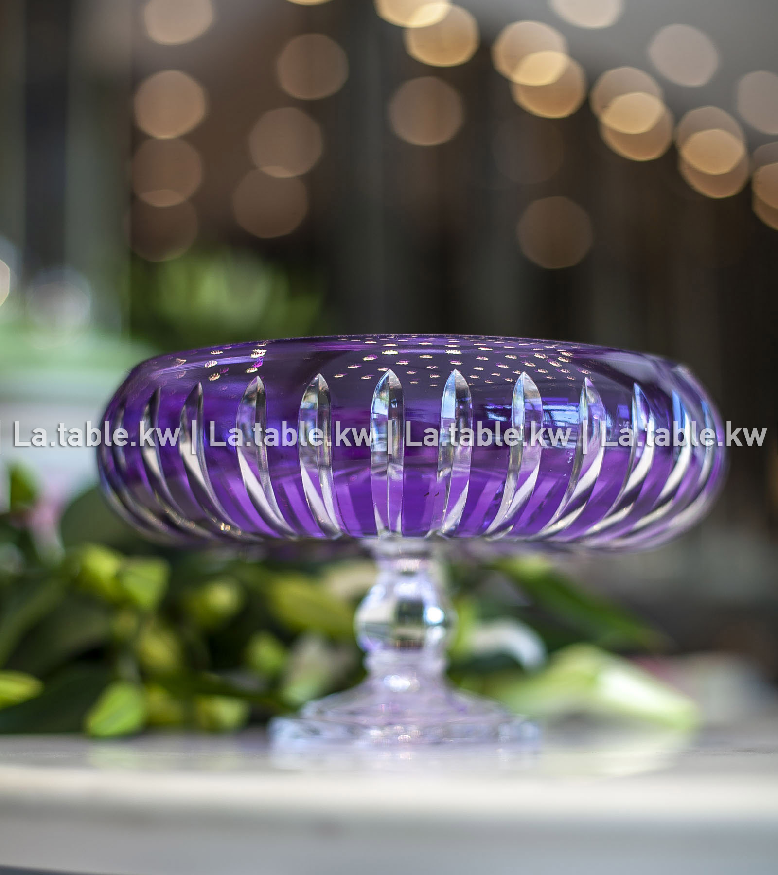 Purple Classic Curved Bowl