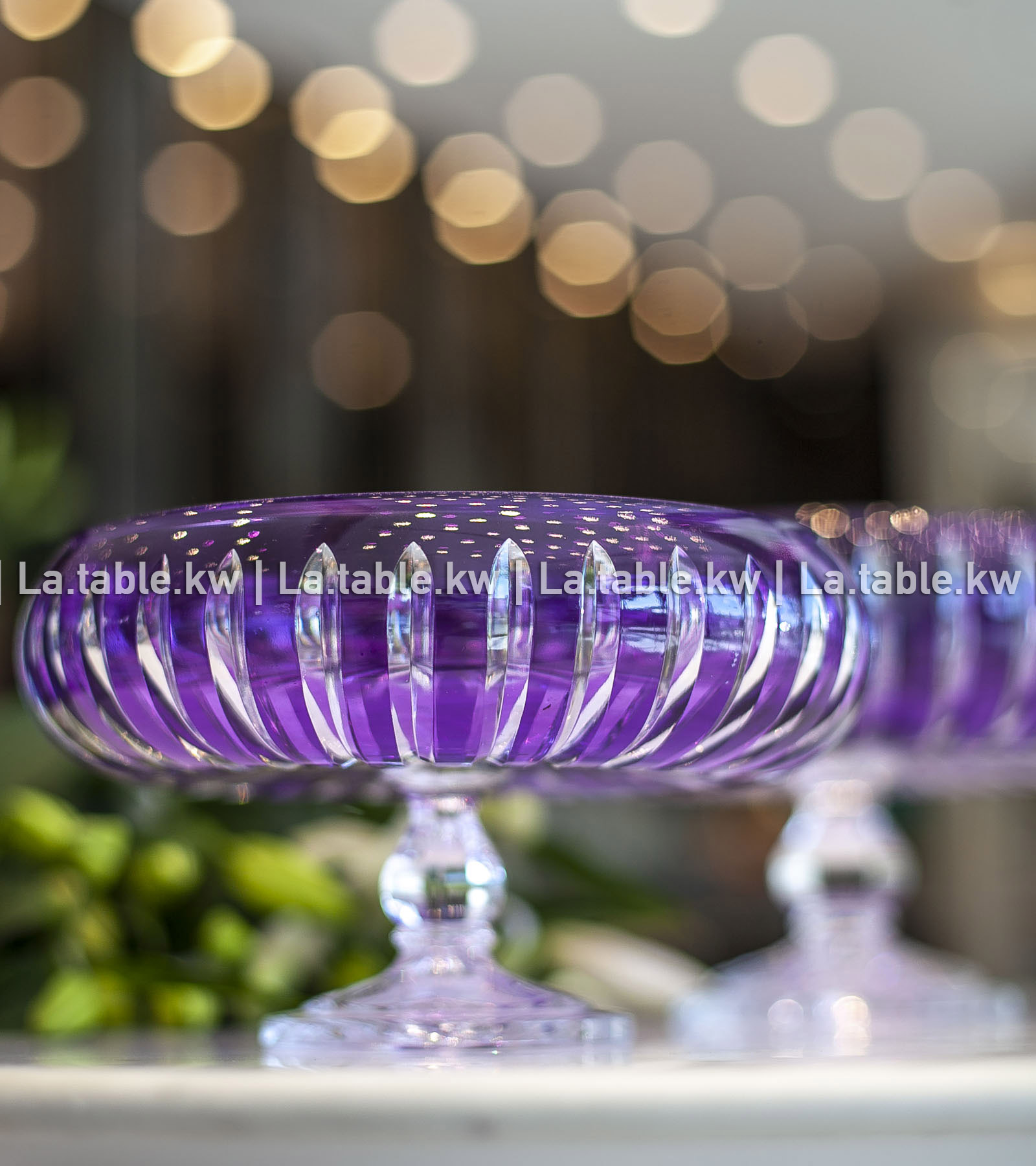 Purple Classic Curved Bowl