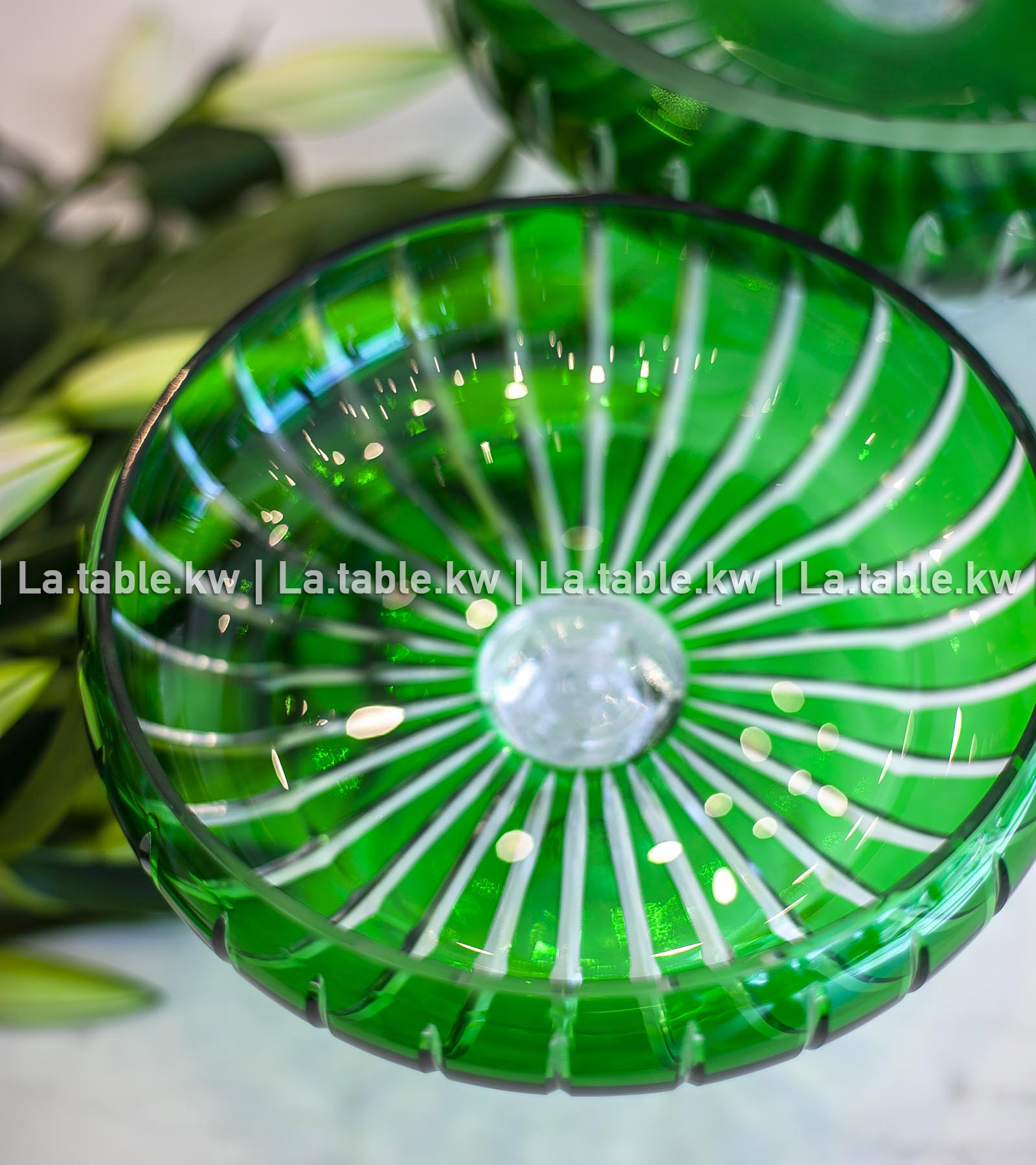 Green Classic Curved Bowl