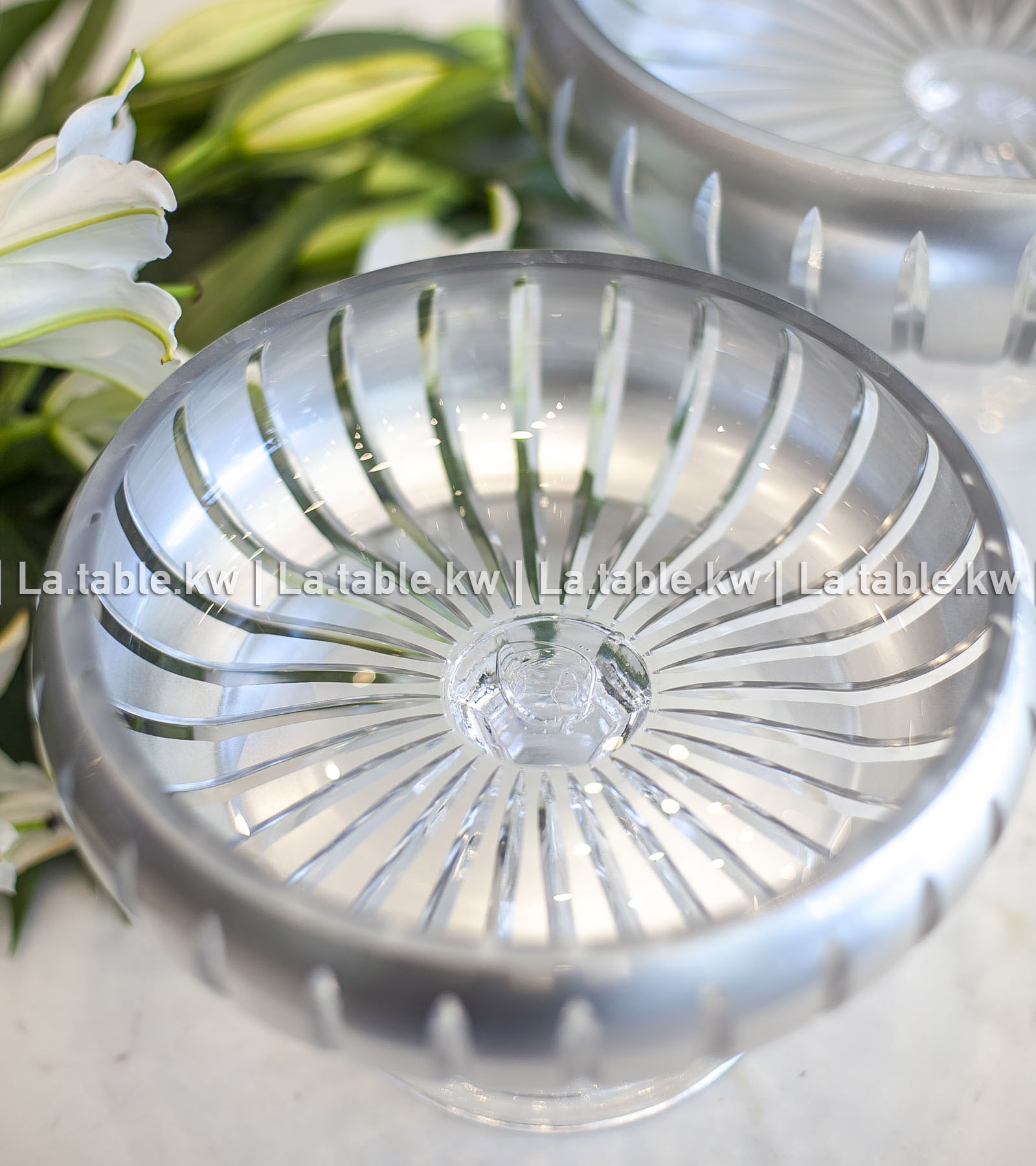 Silver Classic Curved Bowl