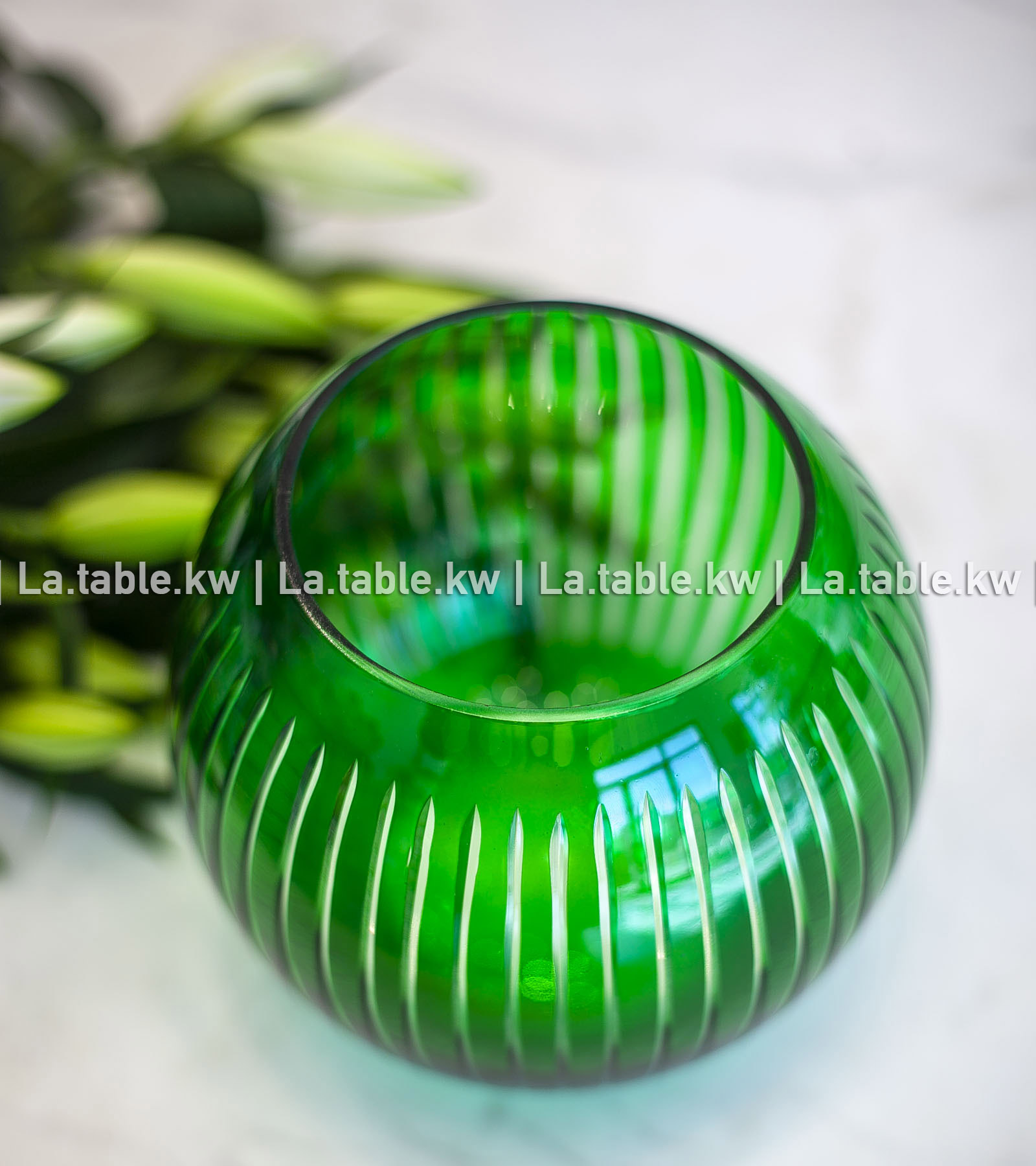 Green Classic Ball Vase