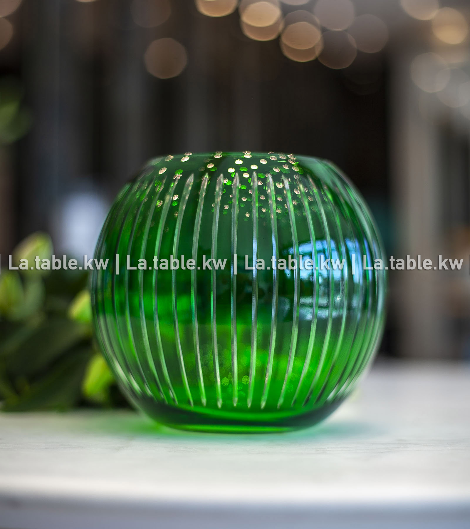 Green Classic Ball Vase