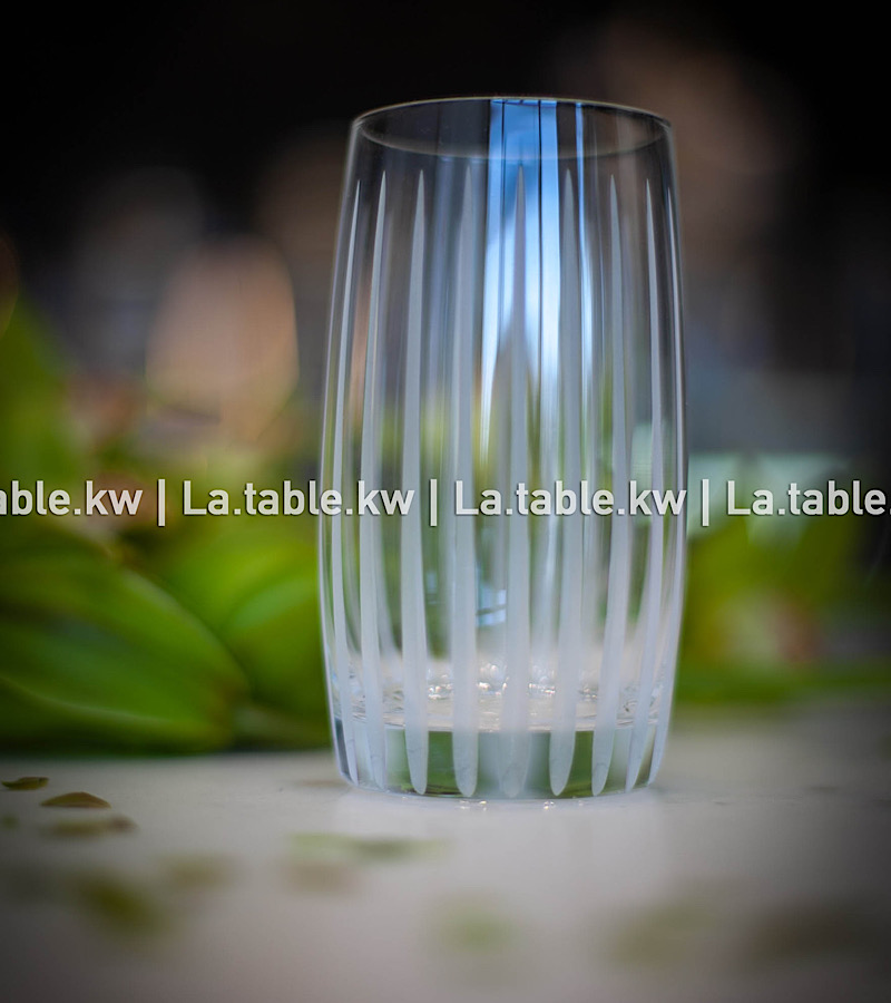 Transparent Lined Classic Water Glasses