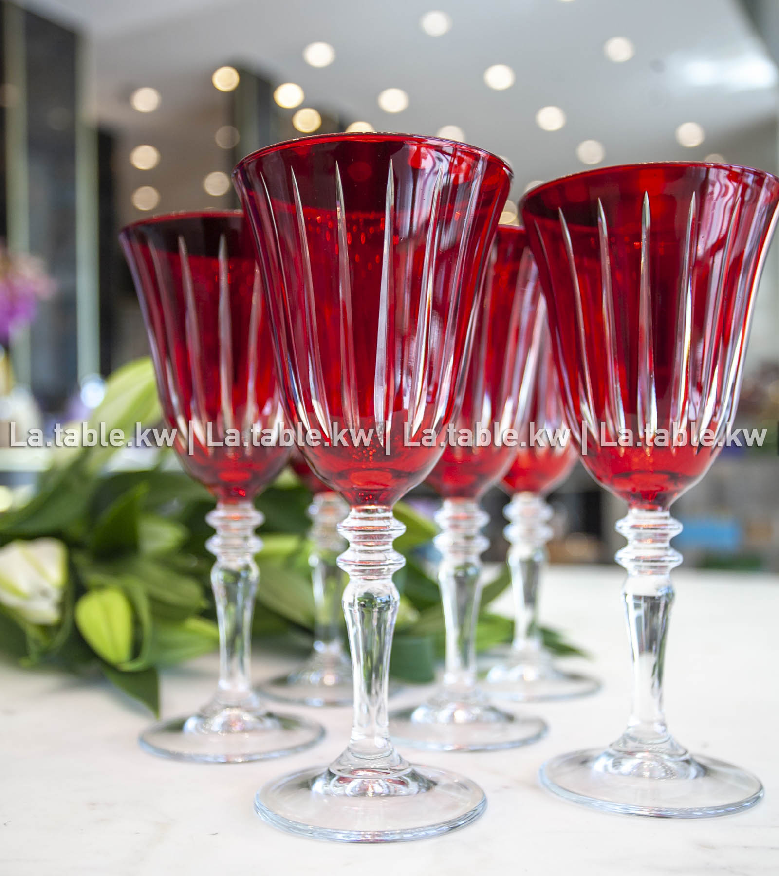 Scarlet Red Classic Juice Glasses