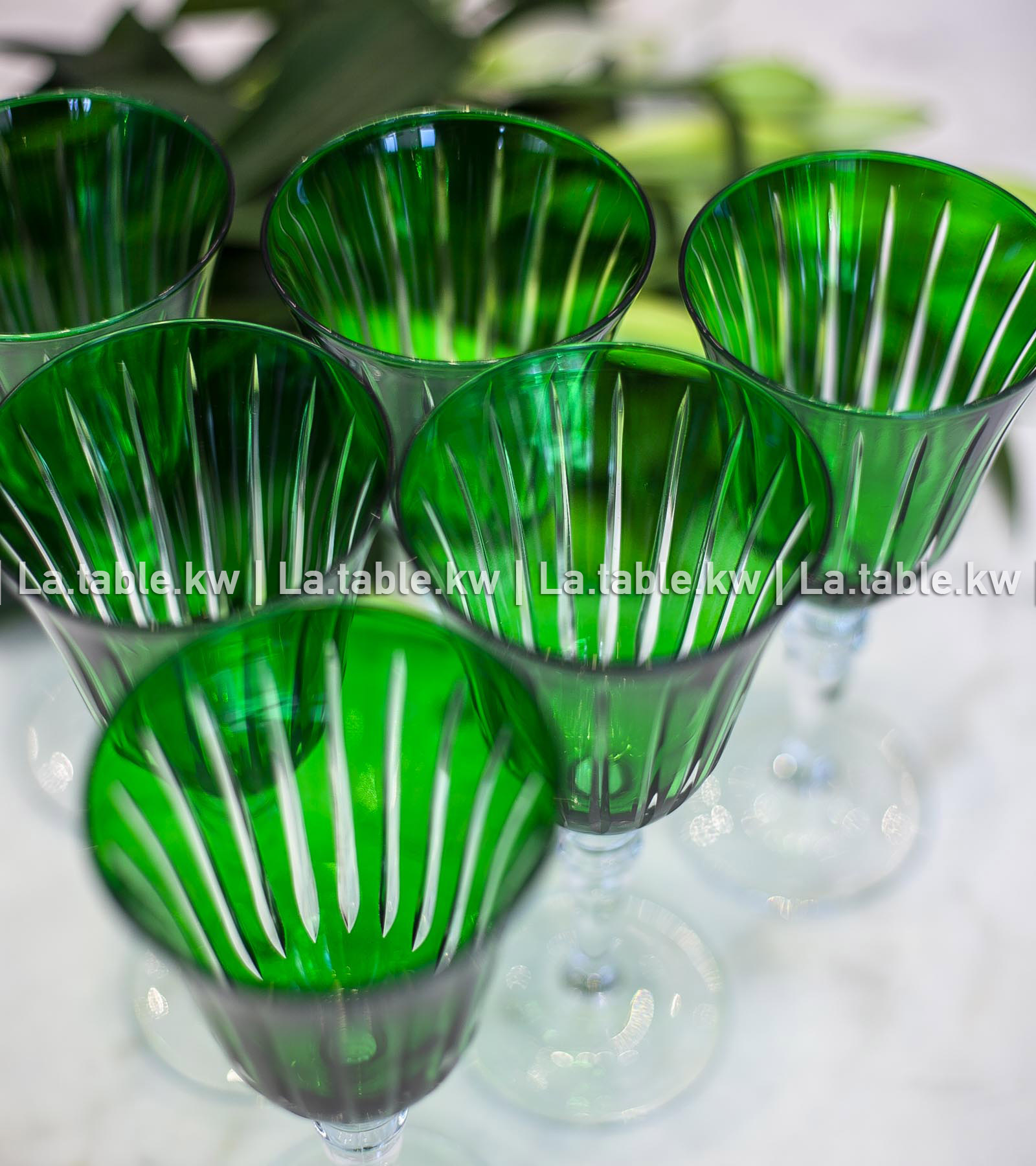 Green Classic Juice Glasses