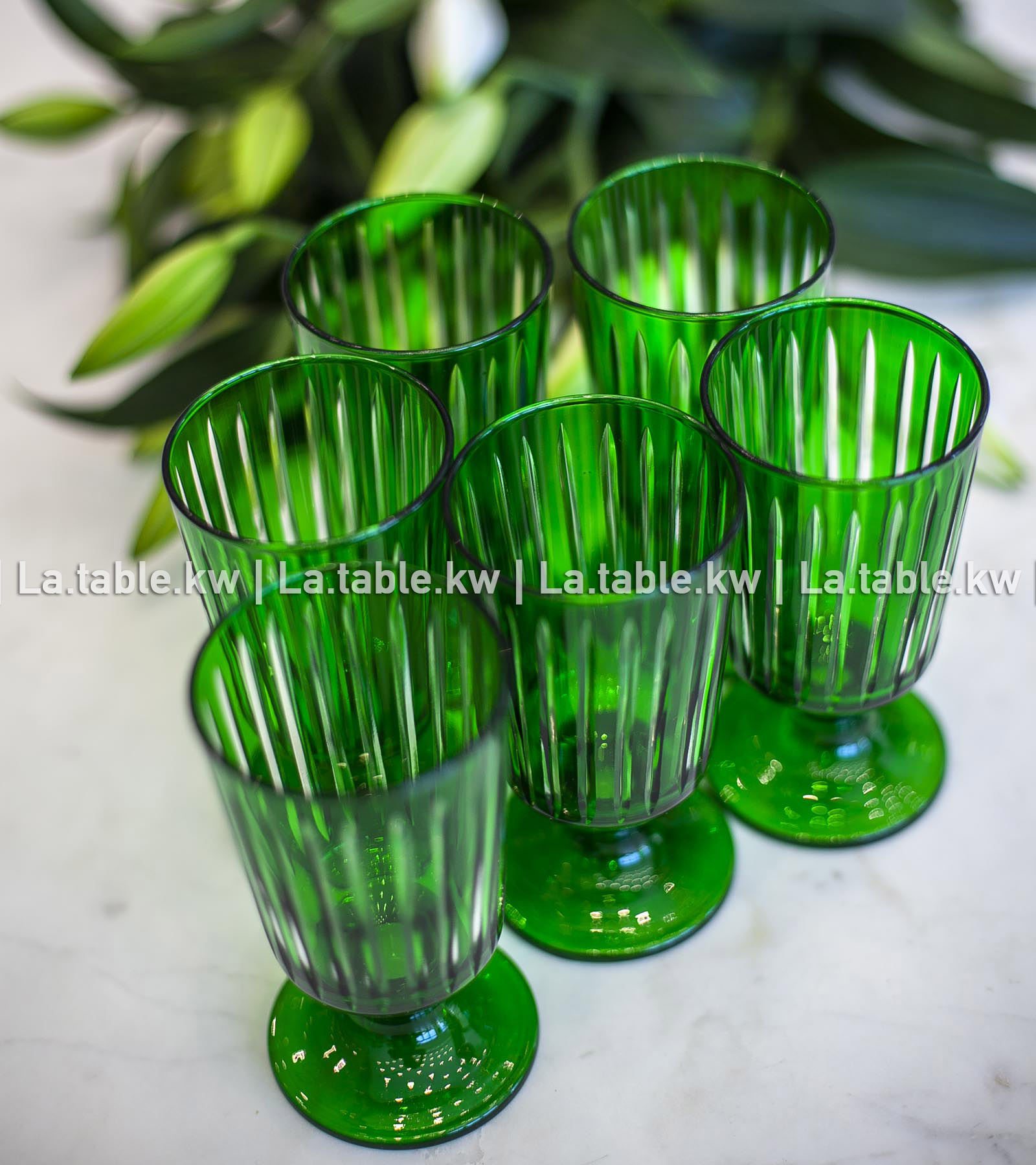 Green Classic Juice Glasses